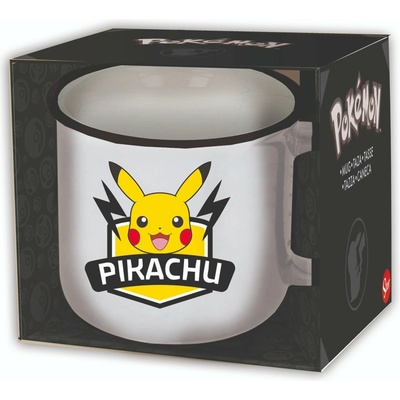STOR Keramický hrnek Pokémon hrneček Pokémon Pikachu XL 400 ml