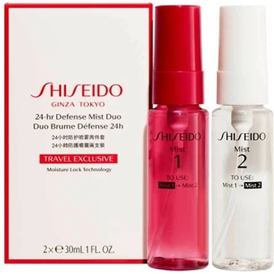 Shiseido 24h Defense Mist Duo комплект с хидращи спрейове 2х30мл за жени 1 бр