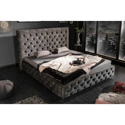 LuxD Laney II olivovo-sivý zamat