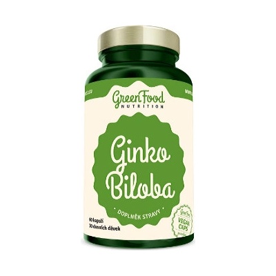 GreenFood Ginko Biloba vegan 60 kapsúl