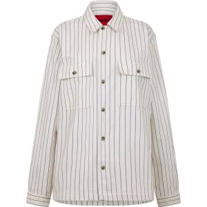 HUGO BOSS Риза с дълъг ръкав Hugo Men's Long Sleeve Patterned Shirt - White102