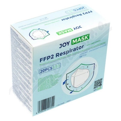 JoyMask FFP2 respirátor bílý 20 ks