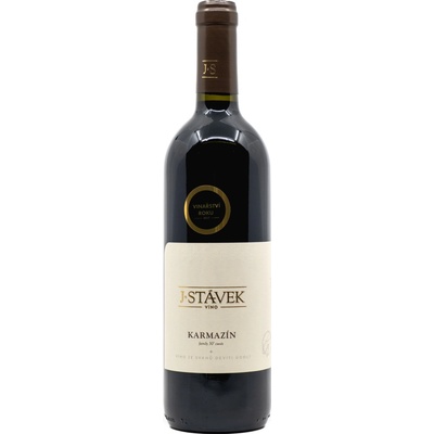 Víno J. Stávek Karmazín Suché červené 2021 12,5% 0,75 l (holá láhev)