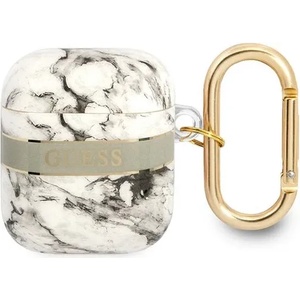 Guess GUA2HCHMAG калъф за AirPods, сив Marble Strap Collection (GUA2HCHMAG)