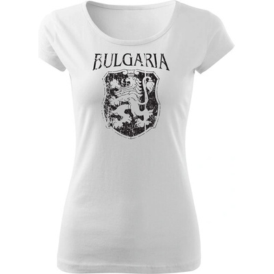 DRAGOWA дамска тениска с къс ръкав Герб, бяла (37402)
