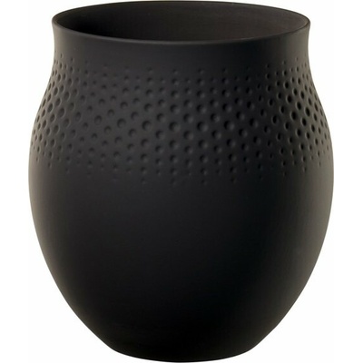 Villeroy & Boch Collier Noir porcelánová váza Perle, 17,5 cm 10-1682-5511