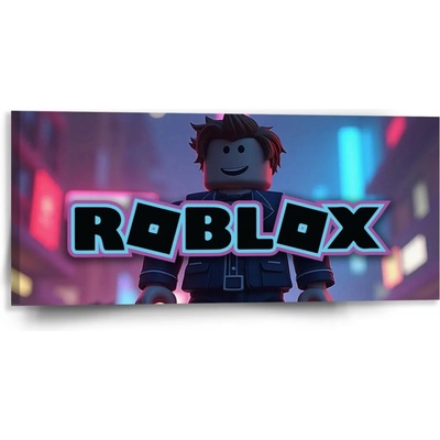 Sablio Obraz ROBLOX Neónové mesto - 110x50 cm