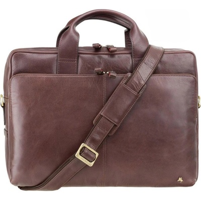 Pánska kožená bussiness taška s vreckom pre notebook KT232