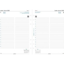 Filofax Kalendář 2025 A5, den/1 strana, linky, ČJ + SJ