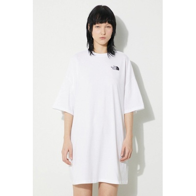 The North Face šaty W S/S Essential Tee Dress biela
