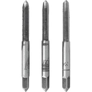 GEKO Комплект ръчни метчици M4x0, 7mm, 3бр 81806 (G38316)