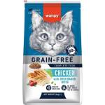 Wanpy Беззърнена суха храна за котки с пиле Wanpy Grain-Free Complete Cat Food
