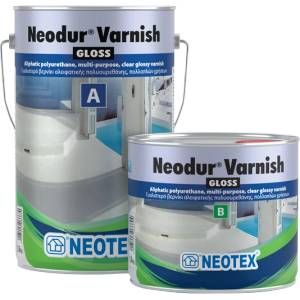 NEOTEX ХИДРОИЗОЛАЦИЯ NEODUR VARNISH ПРОЗРАЧНА ГЛАНЦ 1кг (NE-NEUDUR VARNISH 1kg)