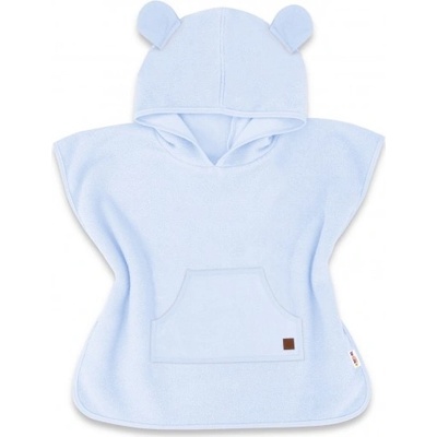 Pončo župan s kapucí pro děti Medvídek Baby Nellys mátový
