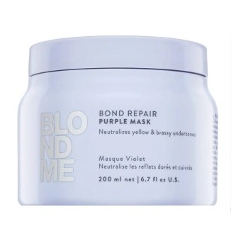 Schwarzkopf BlondMe Bond Repair Purple Mask Неутрализираща маска за руса коса 200 ml