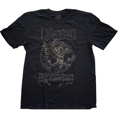 Lynyrd Skynyrd tričko '73 Eagle Guitar čierne