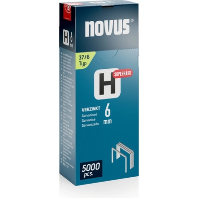 NOVUS sponky H37, 6mm, 5000ks