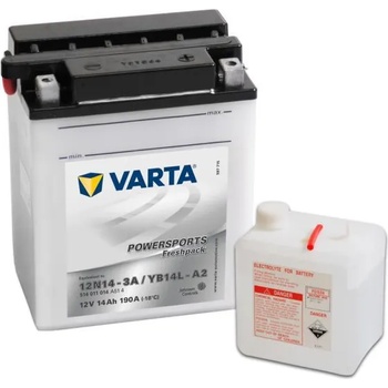 VARTA Powersports Freshpack 12V 14Ah right+ 12N14-3A/YB14L-A2 514011014A514