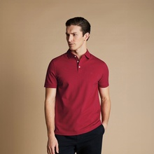 Charles Tyrwhitt Pique Polo red