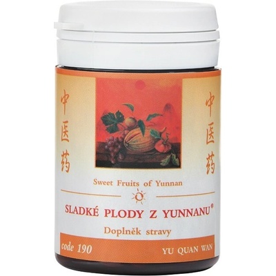 TCM Herbs SLADKÉ PLODY Z YUNNANU YU QUAN WAN 200 tabliet 36 g