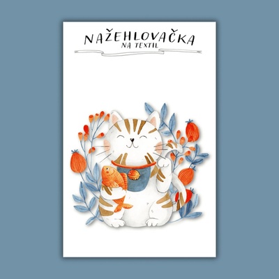 ePiPí Nažehlovačka Kočička Maneki Neko