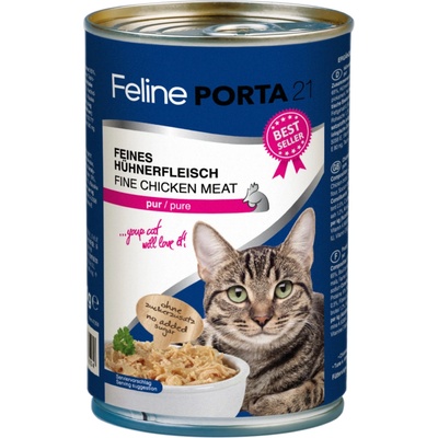 Feline Porta 21, 6 x 400 g - Čisté kuracie mäso