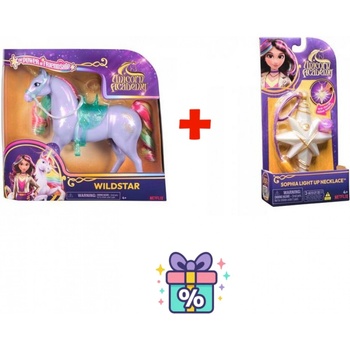 Изгоден комплект: Академия за еднорози четка Unicorn Уайлдстар 24 см + колие с пръстен (AS_6072483_6072553)