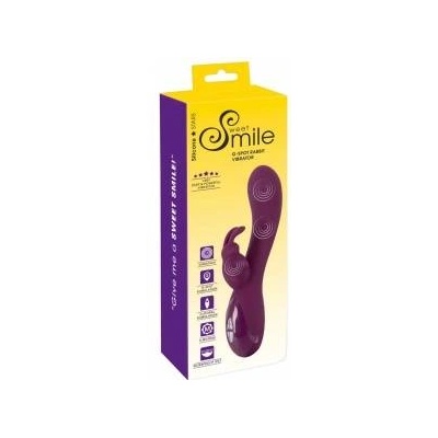 Sweet Smile Rabbit Vibe Silicone Model, 3 Motors, Waterproof, 21.4 cm