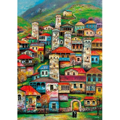 Magnolia - Puzzle Beautiful Village - 1 000 piese