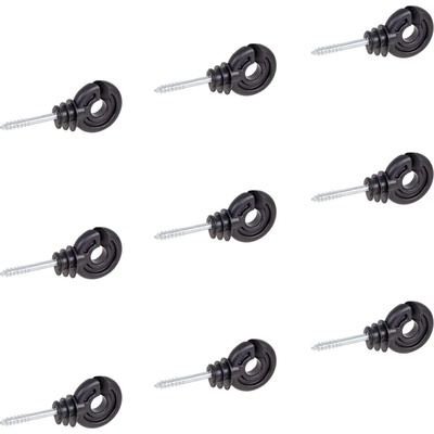 VNT electronics s.r.o. Kruhový izolátor s vrutem pro elektrický ohradník, vodiče do 12 mm - 100 ks