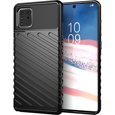 Gigapack Samsung Note 10 Lite GIGAPACK Силиконов протектор за телефон, удароустойчив, изпъкнал модел, ЧЕРЕН GP-93496 (GP-93496)