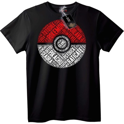 NOONEBRAND Тениска с Poké Ball на Pokémon - 2XL, White