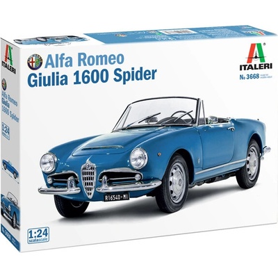 Italeri Alfa Romeo Guilia 1600 Spider 1:24