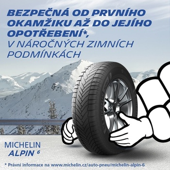 Michelin Alpin 6 Pneu Hiver 195/60R18 96H XL – Sécurité Durable Sur Neige Et Verglas