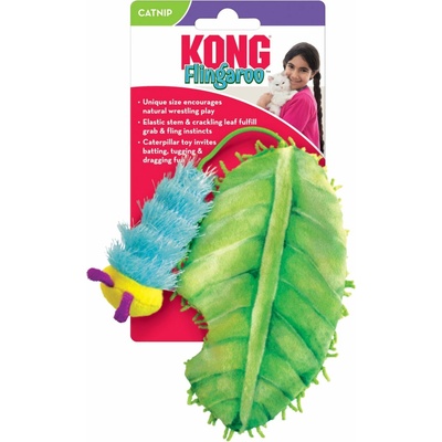 Kong Cat Flingaroo Caterpillar Húsenica s listom