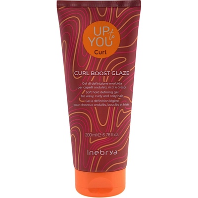 Inebrya Up to You Curl Boost Glaze jemný definujúci gél pre vlnité, kučeravé a kučeravé vlasy 200 ml