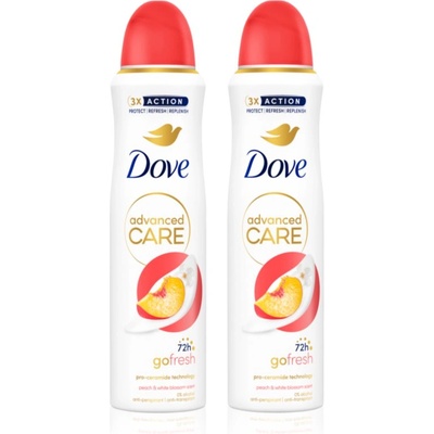Dove Advanced Care Peach & White Blossom дезодорант спрей