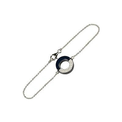 Infinitysilver stříbrný náramek s keramickým kroužkem BC00318 1