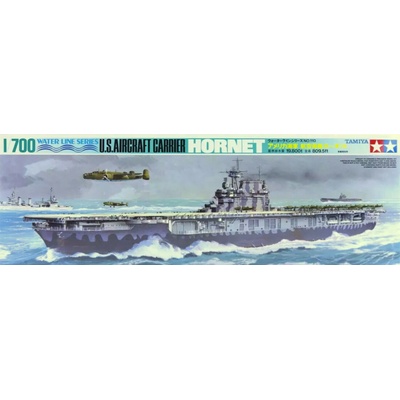 Tamiya Hornet U.S. Aircraft Carrier Water Line Series 1:700