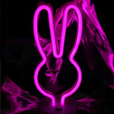 FOREVER LED neon Králíček růžový – Hledejceny.cz