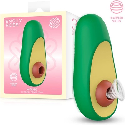 Engily Ross Avocado Clitoral Stimulator with Suction Green