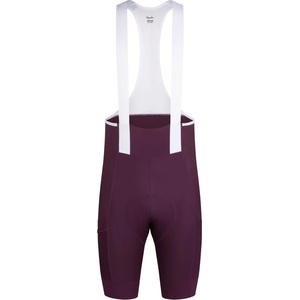 Rapha Мъжки клин за колоездене Rapha Brevet Element Cargo Bib Shorts Cycling bottoms - Plum / White (055-3572-0512)