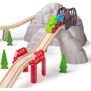 Bigjigs Rail Set високопланинска железница (BJT139)