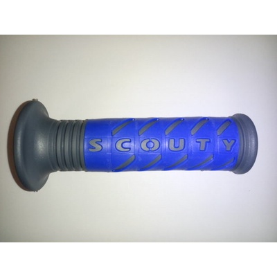 ARIETE gripy 10699-GA SCOUTY (120 mm) bez otvoru barva modrá/černá