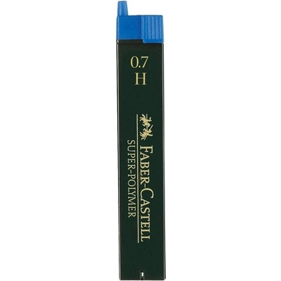 Faber-Castell 120711 Super polymer náhradní grafitové tuhy 0,7 mm tvrdost H 12 ks