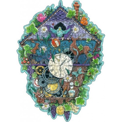 RAVENSBURGER Dřevěné obrysové Kukačkové hodiny 300 dielov