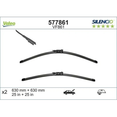 Valeo Silencio X-TRM 630+630 mm VA 577861