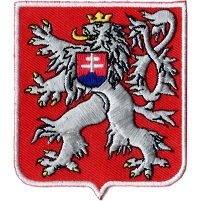Nášivka znak Československý lev 7x6 cm