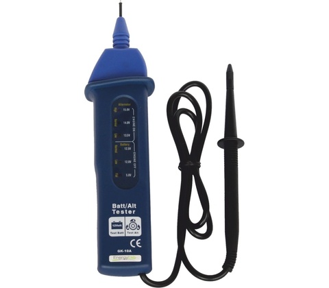 GK10A 12V tester baterií a alternátoru