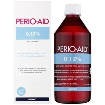 Perio Aid ústní voda pro zklidnění dásní při zánětlivých projevech a parodontóze 0,12% 500 ml